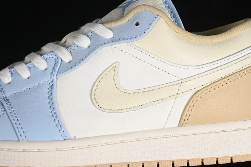 All categories Air Jordan Jordan series basketball shoes Air Jordan 1 Low G version pure original Air Jordan 1 Low OG AJ1 Joe 1 meter white brown low-top cultural basketball shoes HQ4186-111